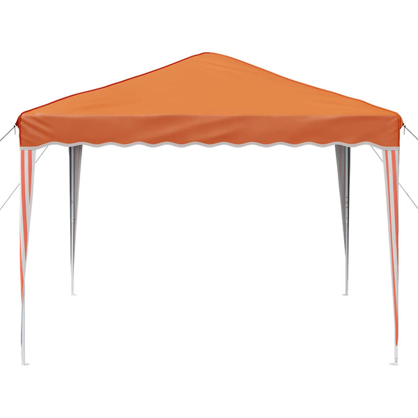 Pop-up Partyzelt Orange Oxford-Gewebe 288cm