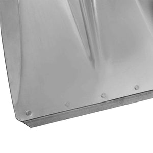 Aluminium Schaufelkopf Silber 4er Set