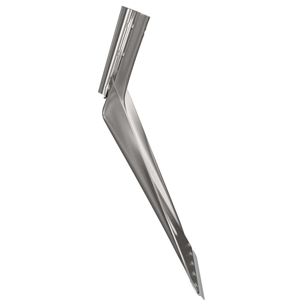 Aluminium Schaufelkopf Silber 4er Set