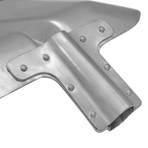 Aluminium Schaufelkopf Silber 45x38cm