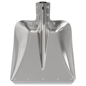 Aluminium Schaufelkopf Silber 45x38cm