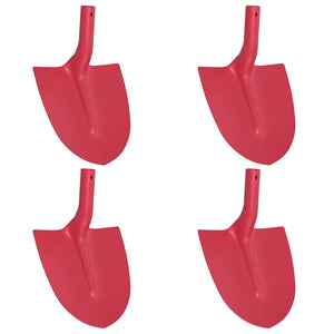 Rote Schaufelköpfe, 4er-Set