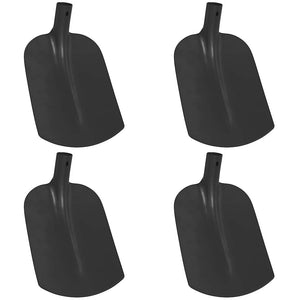 Schaufelkopf Schwarz 4er Set