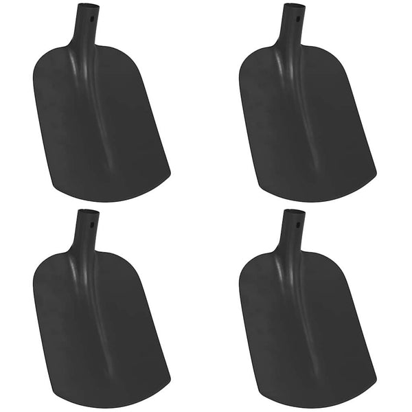 Schaufelkopf Schwarz 4er Set
