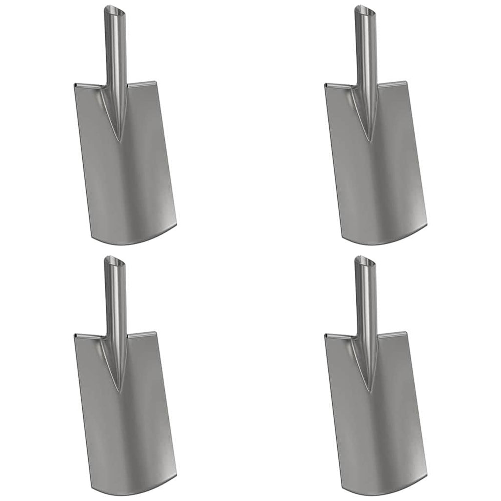 Schaufelkopf Silber 4er Set