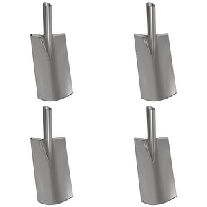 Schaufelkopf Silber 4er Set