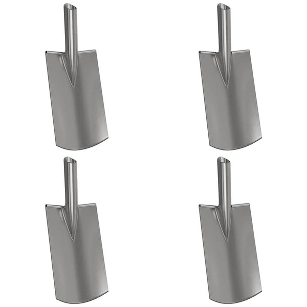 Schaufelkopf Silber 4er Set
