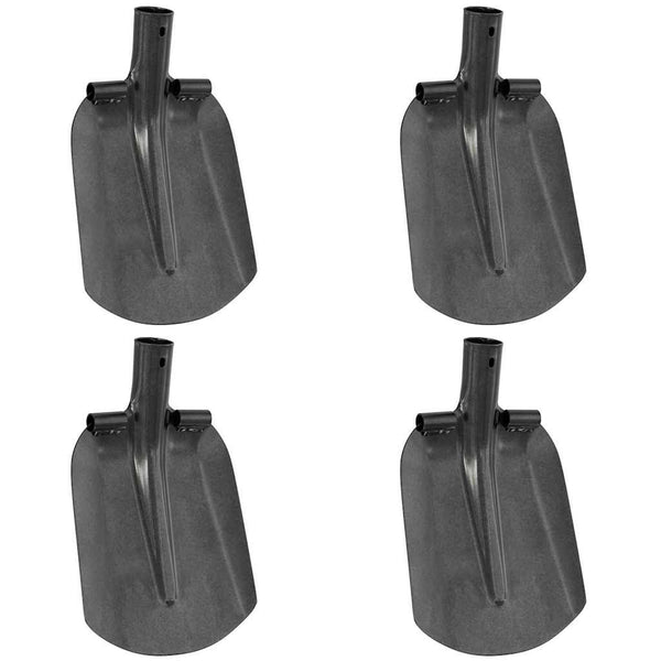 Schaufelkopf 4er Set Silber