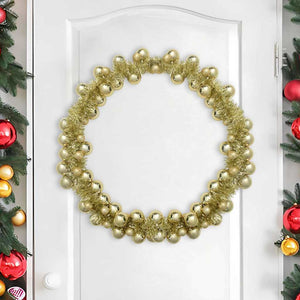 vidaXL Christmas Bauble Garland Gold 186 cm Polystyrene
