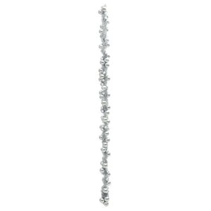 Silberne Weihnachtskugelgirlande 186cm