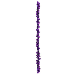 Lila Weihnachtskugelgirlande 186 cm