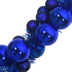 Blaue Weihnachtskugelgirlande 186 cm