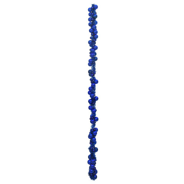 Blaue Weihnachtskugelgirlande 186 cm