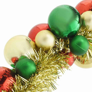 Weihnachtskugel Girlande Mehrfarbig 186cm