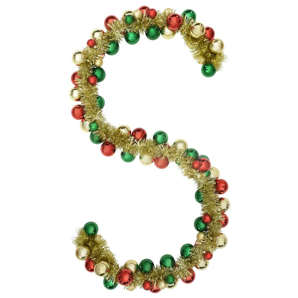 Weihnachtskugel Girlande Mehrfarbig 186cm