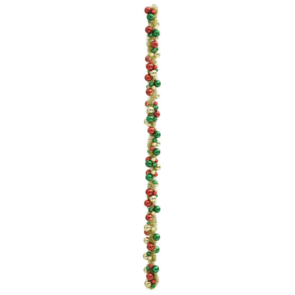 Weihnachtskugel Girlande Mehrfarbig 186cm