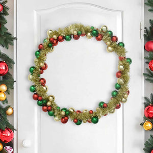 Weihnachtskugel Girlande Mehrfarbig 186cm