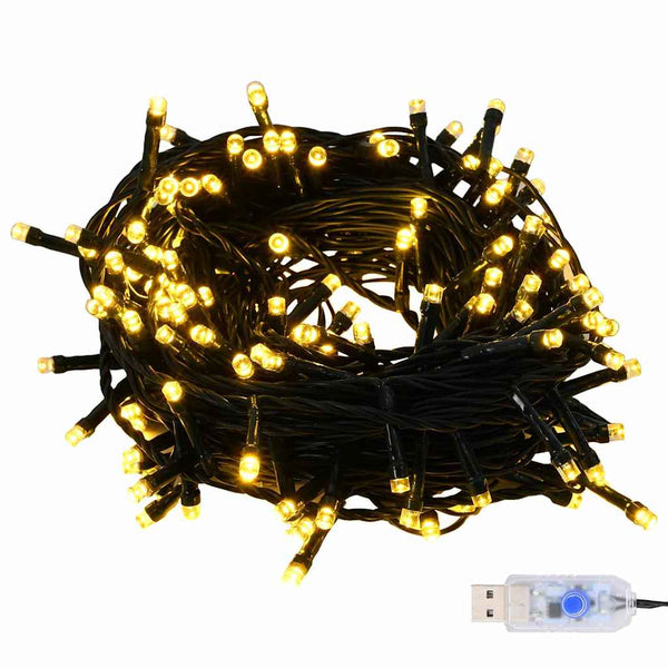 Weihnachtskugel Set Silber mit 150 LEDs (61-teilig)