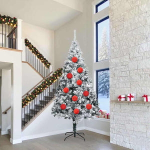 XXL Weihnachtsbaumkugeln Set Rot, 4-teilig