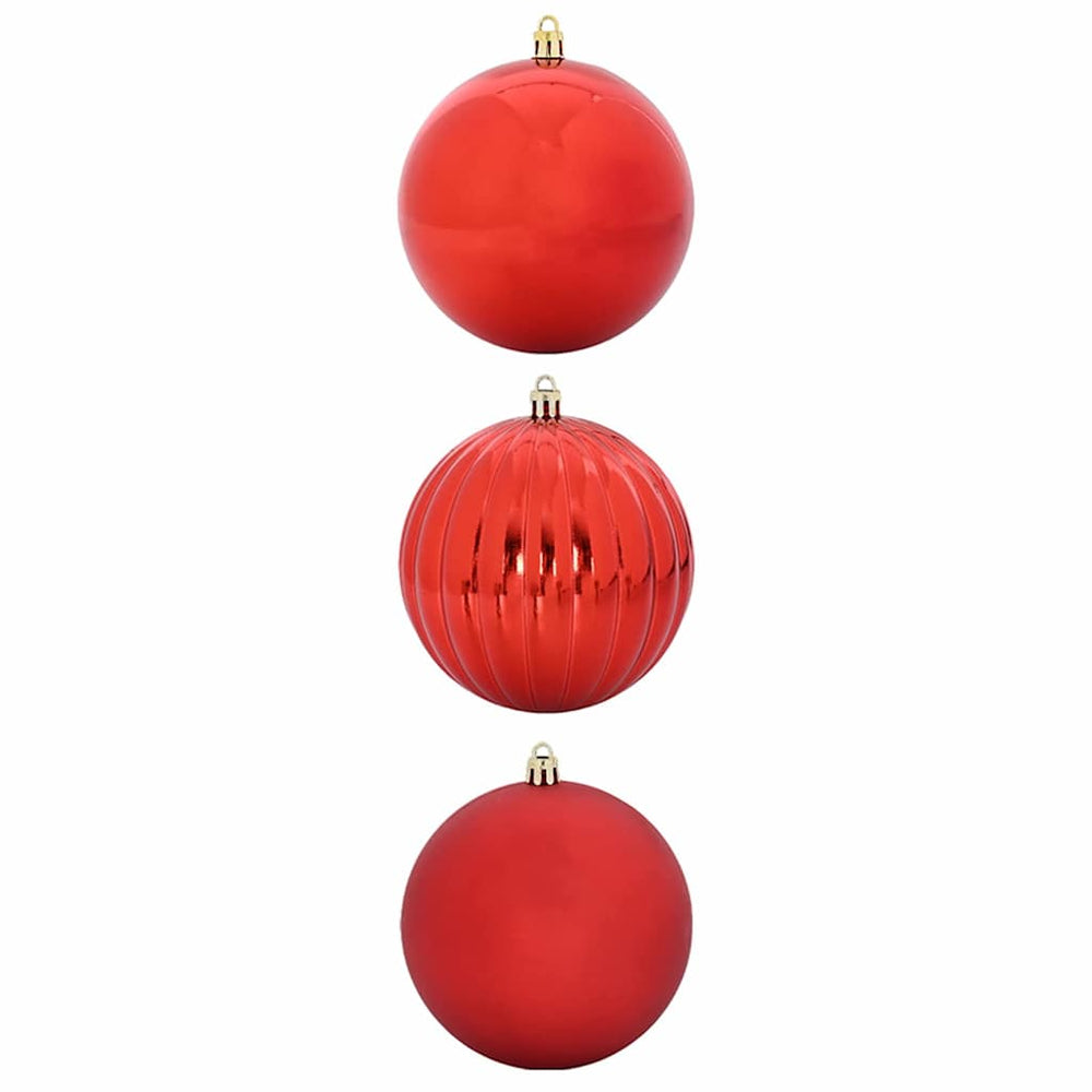 XXL Weihnachtsbaumkugeln Rot, 3er Set