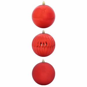 XXL Weihnachtsbaumkugeln Rot, 3er Set