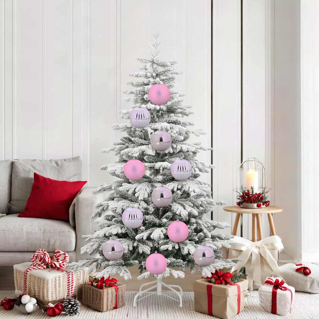 Weihnachtskugeln XL Rosa 9er Set