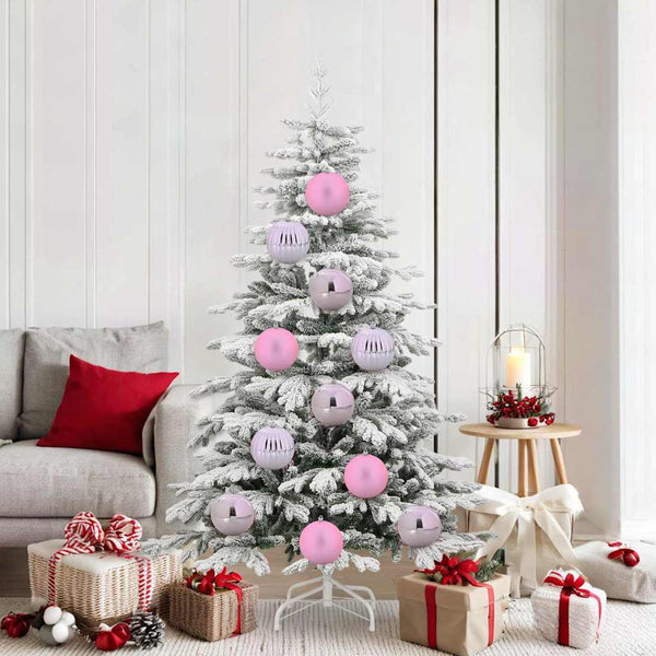 Weihnachtskugeln XL Rosa 9er Set