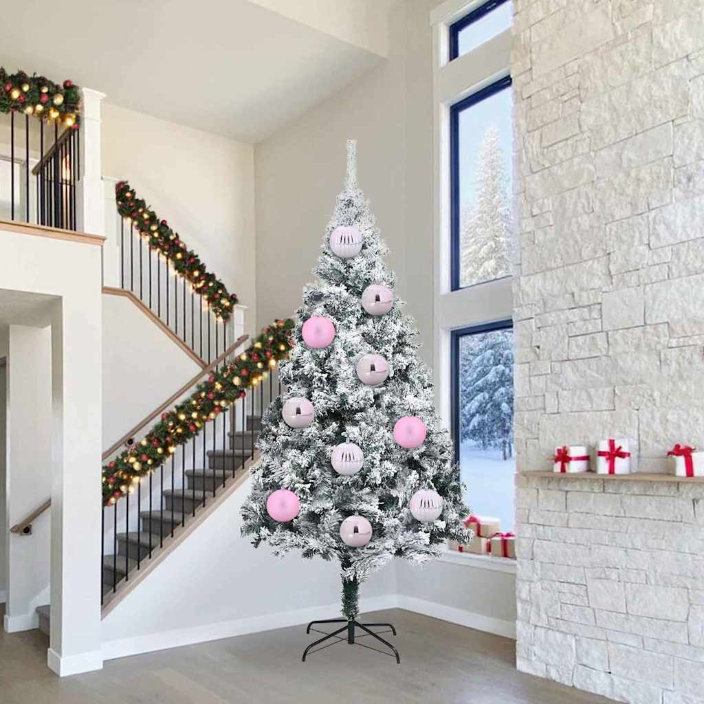 XXL Weihnachtsbaumkugel Set Rosa