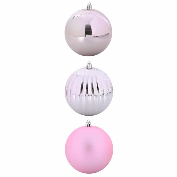 XXL Weihnachtsbaumkugel Set Rosa