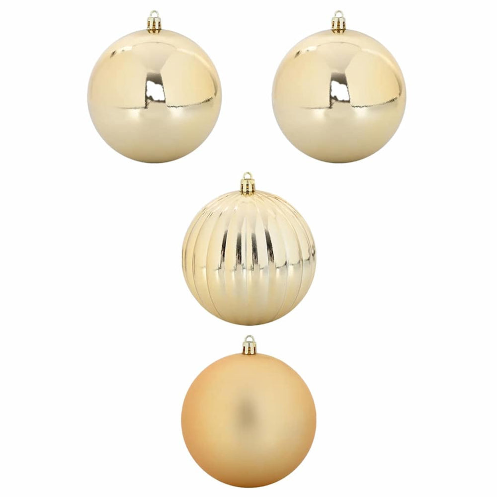 XXL Goldene Weihnachtskugeln - 4er Set