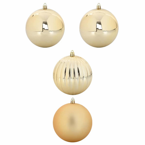 XXL Goldene Weihnachtskugeln - 4er Set