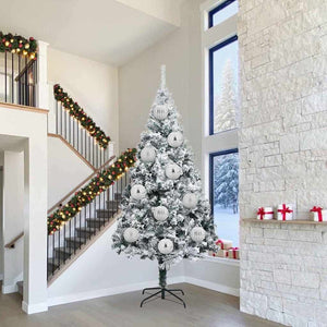 XXL Weihnachtsbaumkugeln Silber 3er Set