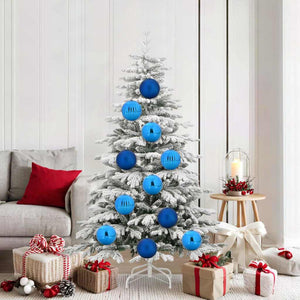 Weihnachtskugeln Set XL Blau 9-teilig