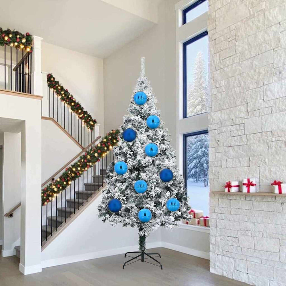 XXL Weihnachtskugeln Set Blau 3-tlg.