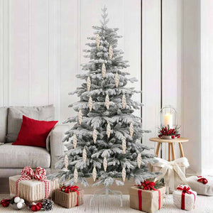 Champagner Spiral Kugel Weihnachtsbaumschmuck 40 Stk
