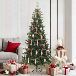 Weihnachtliche Spiralen Kugeln Rot, 40 Stk.