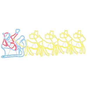 vidaXL Décoration de Noël avec 1224 LED Multicolores 69 x 79 cm PVC