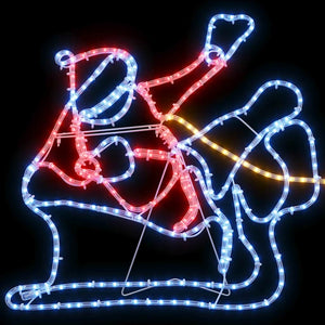 Mehrfarbige Weihnachtsdeko 69x79cm