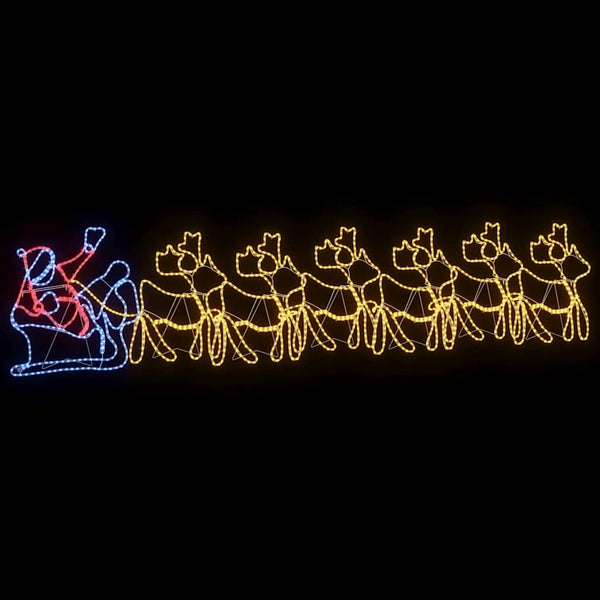 Mehrfarbige Weihnachtsdeko 69x79cm