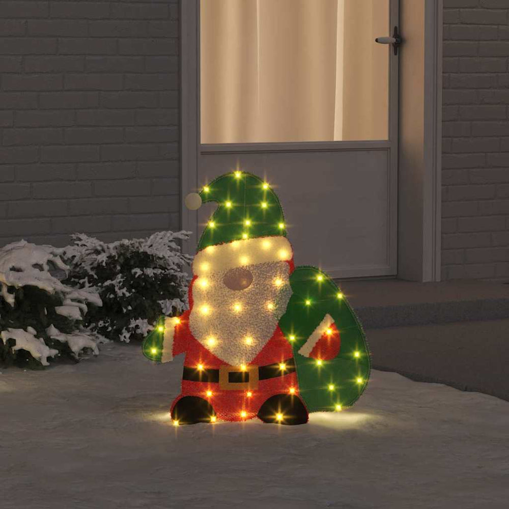 Leuchtender Weihnachtsmann, 70 cm, Warmweiß