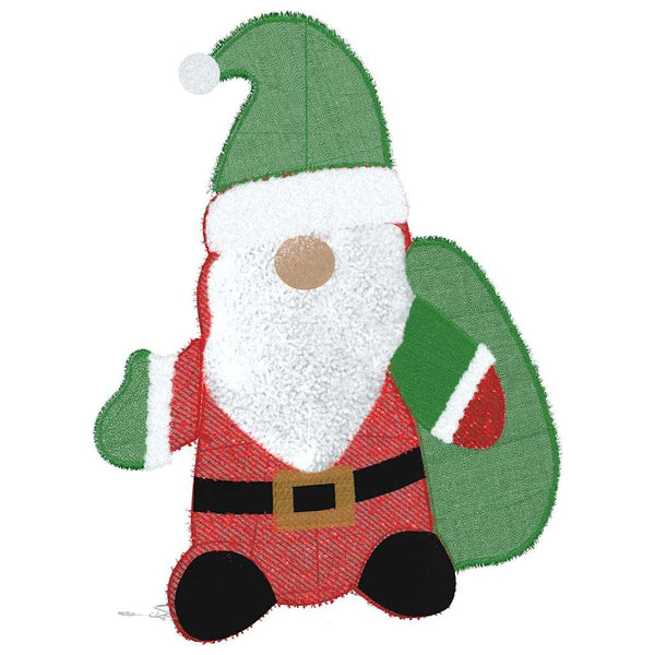 Leuchtender Weihnachtsmann, 70 cm, Warmweiß