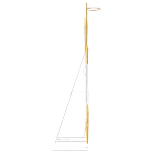 Beleuchteter Winkel Warmweiß 158cm