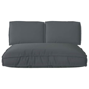 Anthrazit Kissen Set, 3-teilig