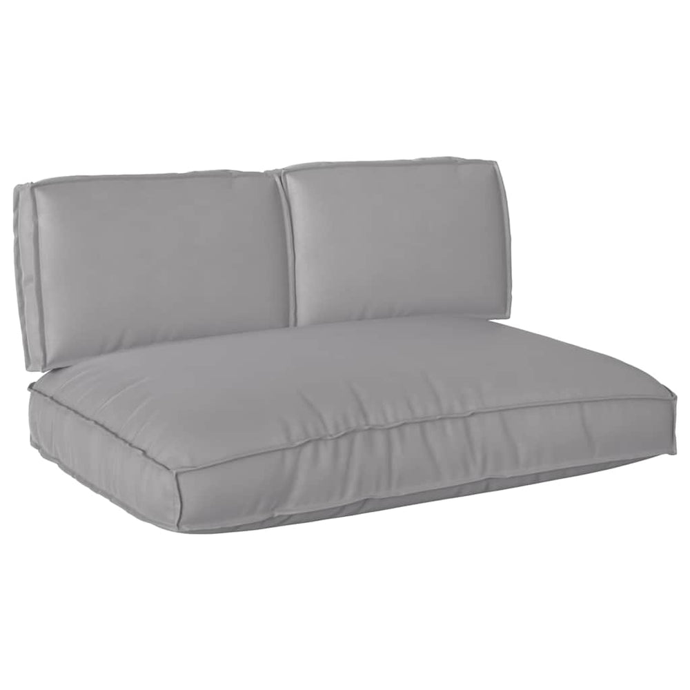 Kissen Set 3-teilig Grau Oxford