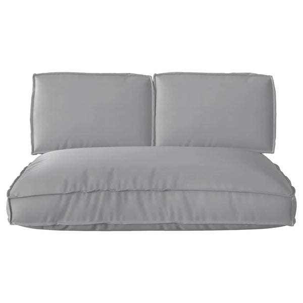 Kissen Set 3-teilig Grau Oxford
