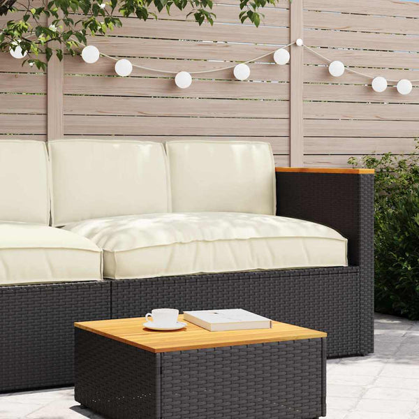 Kissen Set 3-teilig Creme Oxford