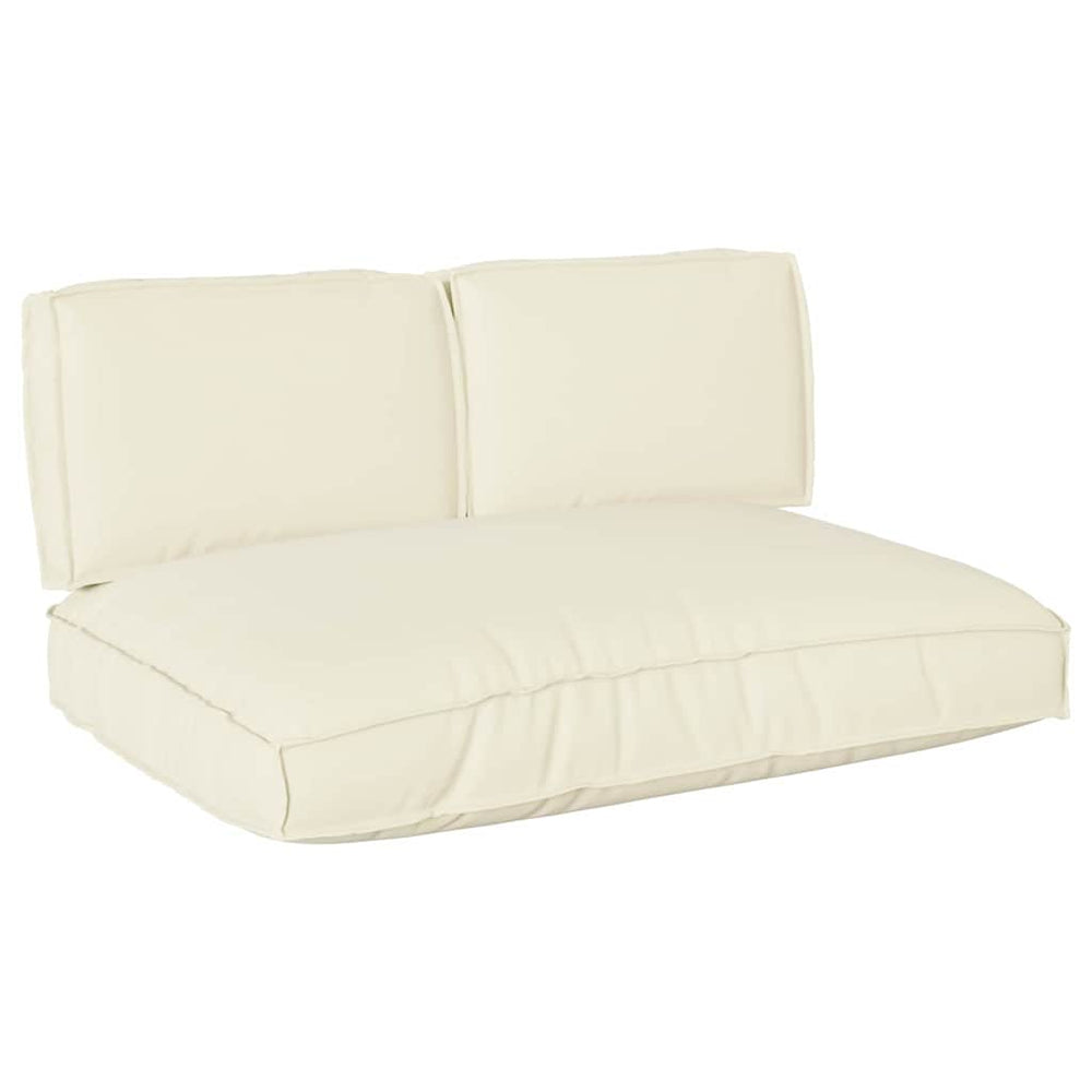 Kissen Set 3-teilig Creme Oxford