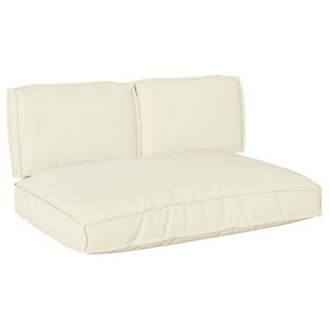 Kissen Set 3-teilig Creme Oxford