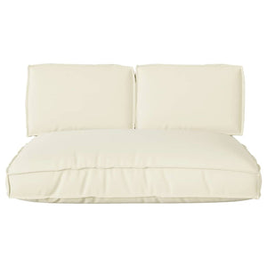 Kissen Set 3-teilig Creme Oxford