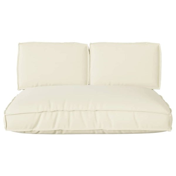 Kissen Set 3-teilig Creme Oxford
